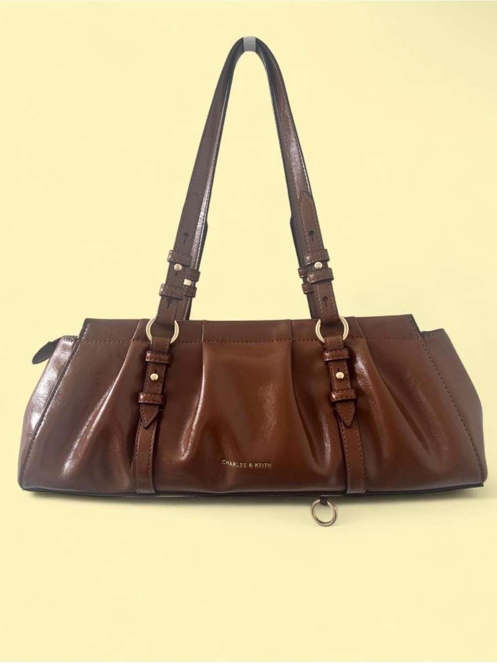 Charles & Keith Chestnut Brown Shoulder Bag